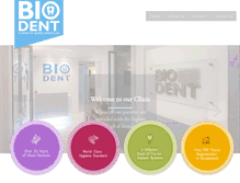 Tablet Screenshot of biodent-dental.com